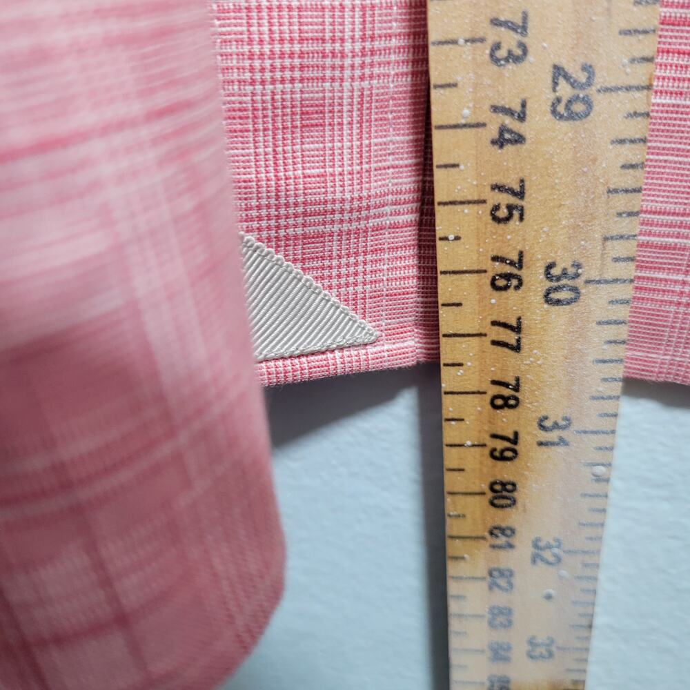 Untuckit Men's Button Front Pink Plaid Shirt Size 2XL 41726-1334 - Picture 8 of 8